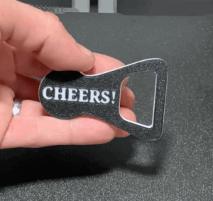 3D Printed Beer Opener & Lid Combination