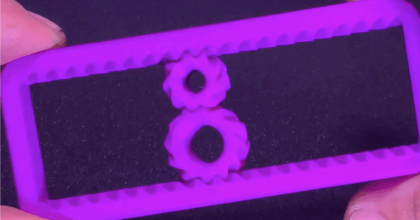 3D Printed Gear Rail Fidget Toy