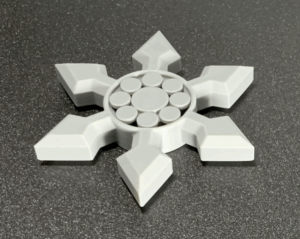 3D Printed Shuriken Fidget Spinner