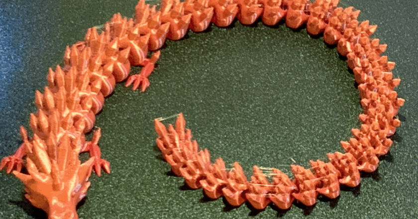 Articulated Crystal Dragon