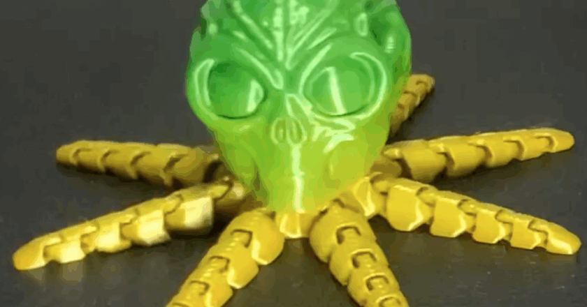 Articulated Octo Alien