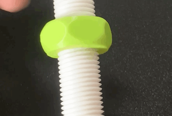 3D Printed Impossible Screw
