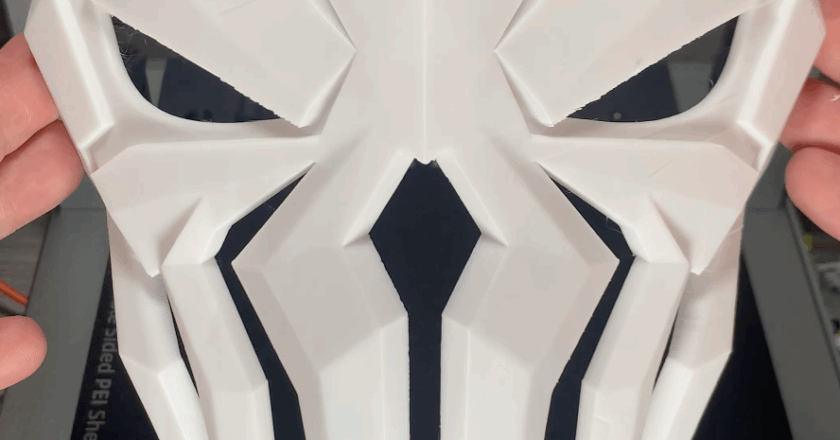 3D Printed Punisher Mask