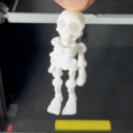 3D Printed Flexi Skeleton Smile Keychain
