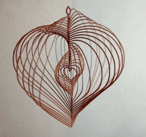 3D Printed Magic Spirify Heart