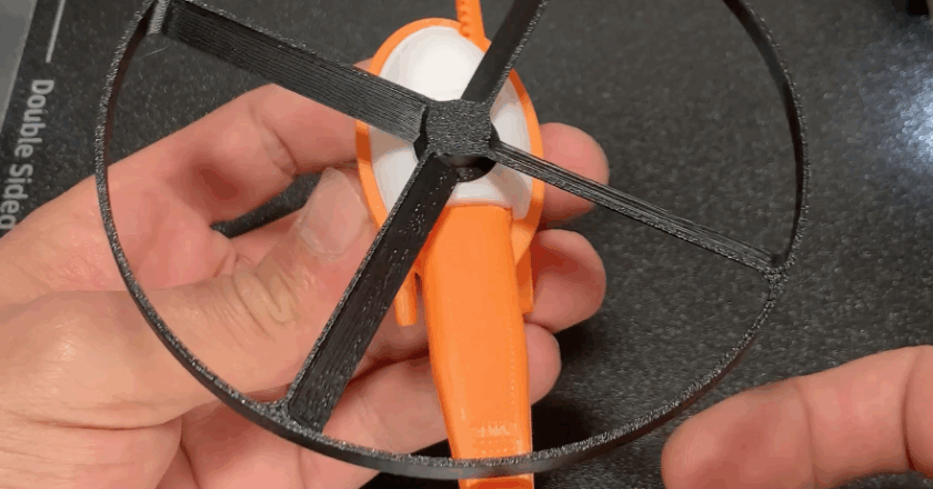 3D Printed Flying Helicopter Toy
