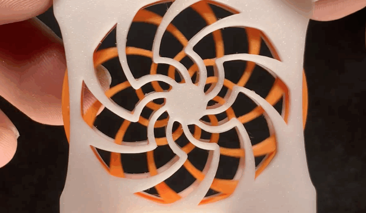 3D Printed Kinetic Fidget Keychain