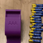 3D Printed Batterie Dispenser