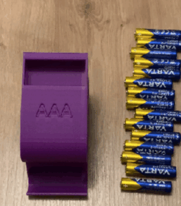 3D Printed Batterie Dispenser