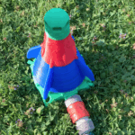 3D Printed Sprinkler Rocket
