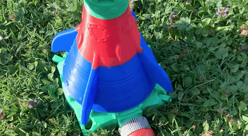 3D Printed Sprinkler Rocket