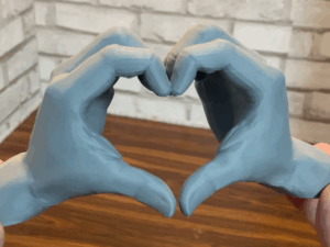 3D Printed Heart Hand
