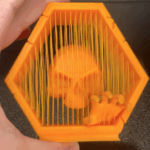 3D Printed Suspended Skull