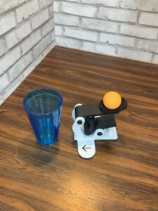 3D Printed Ping Pong Desk Launcher