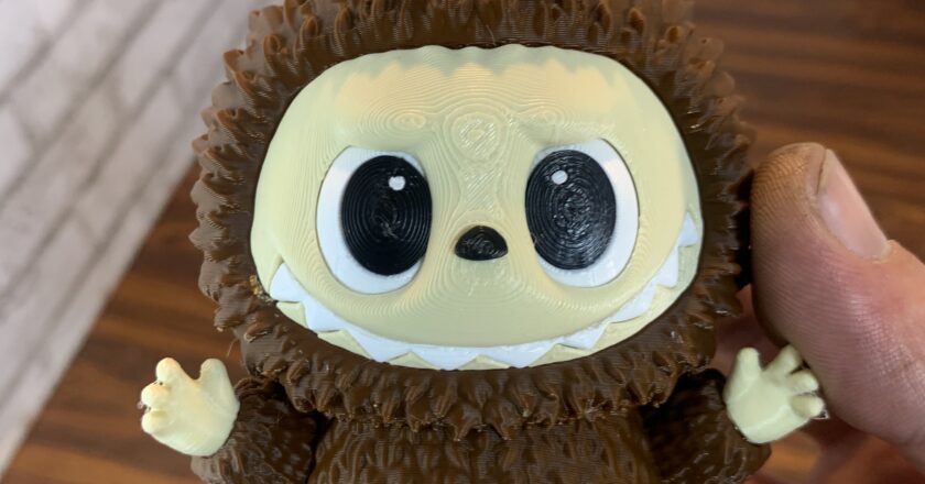 3D Printed Labubu with rotating eyes