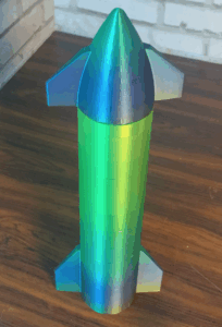 3D Printed Starship x Snack & Storage Container
