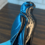 3D Printed Falcon Sculpture