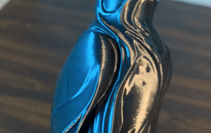 3D Printed Falcon Sculpture