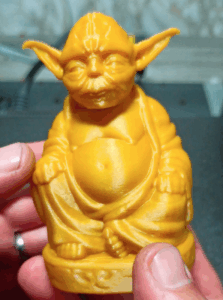 3D Printed Yoda Buddha Statue
