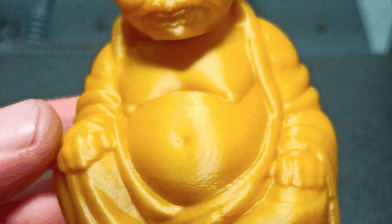 3D Printed Yoda Buddha Statue