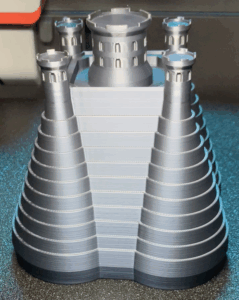 3D Printed Castle Layered Fidget Toy