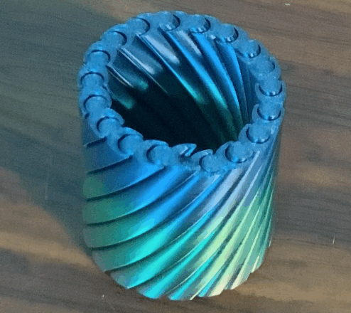 3D Printed Twisty Fidget Vase