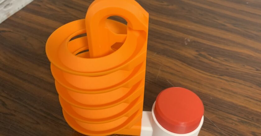 3D Printed Air Pressure Marble Run