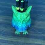 3D Printed Owl Shaped Paintbrush Holder