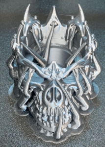 3D Printed Skull of the Light King - LED Tealight Holder