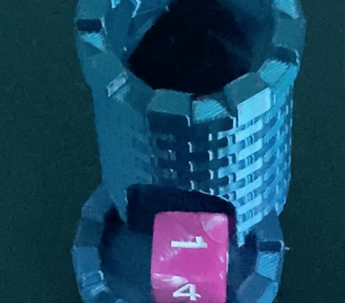 3D Printed World’s Smallest Dice Tower