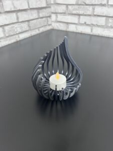 3D Printed Rib Tealight