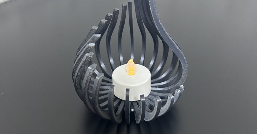 3D Printed Rib Tealight