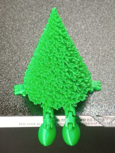 Christmas tree with Articulated legs