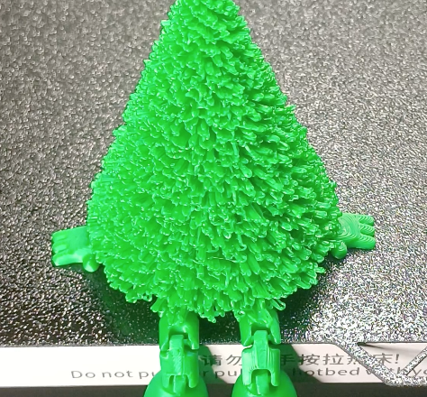 Christmas tree with Articulated legs