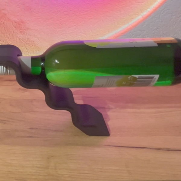 3D Printed Balancing Wine Bottle Holder