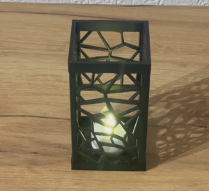 3D Printed Voronoi Tealight Holder
