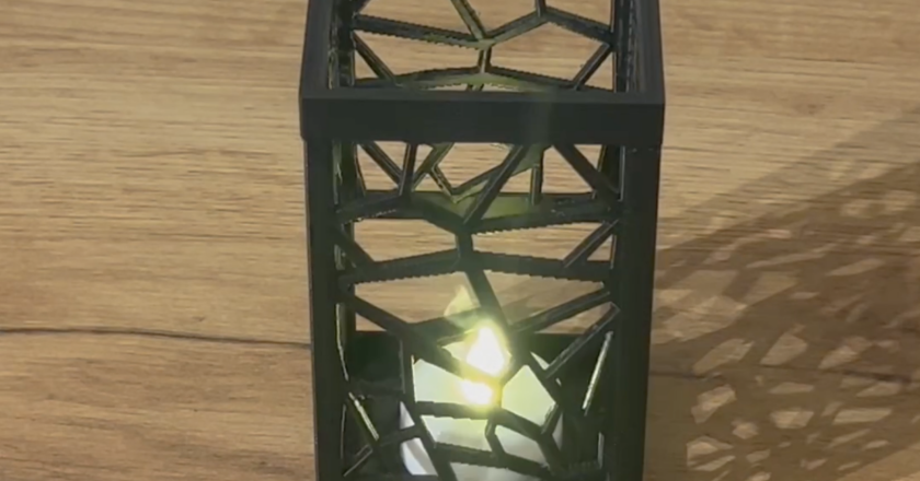 3D Printed Voronoi Tealight Holder