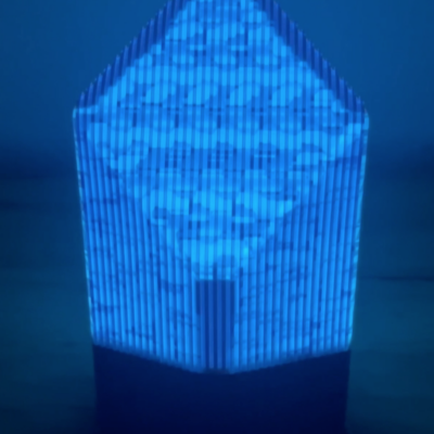 3D Printed Modern Lamp